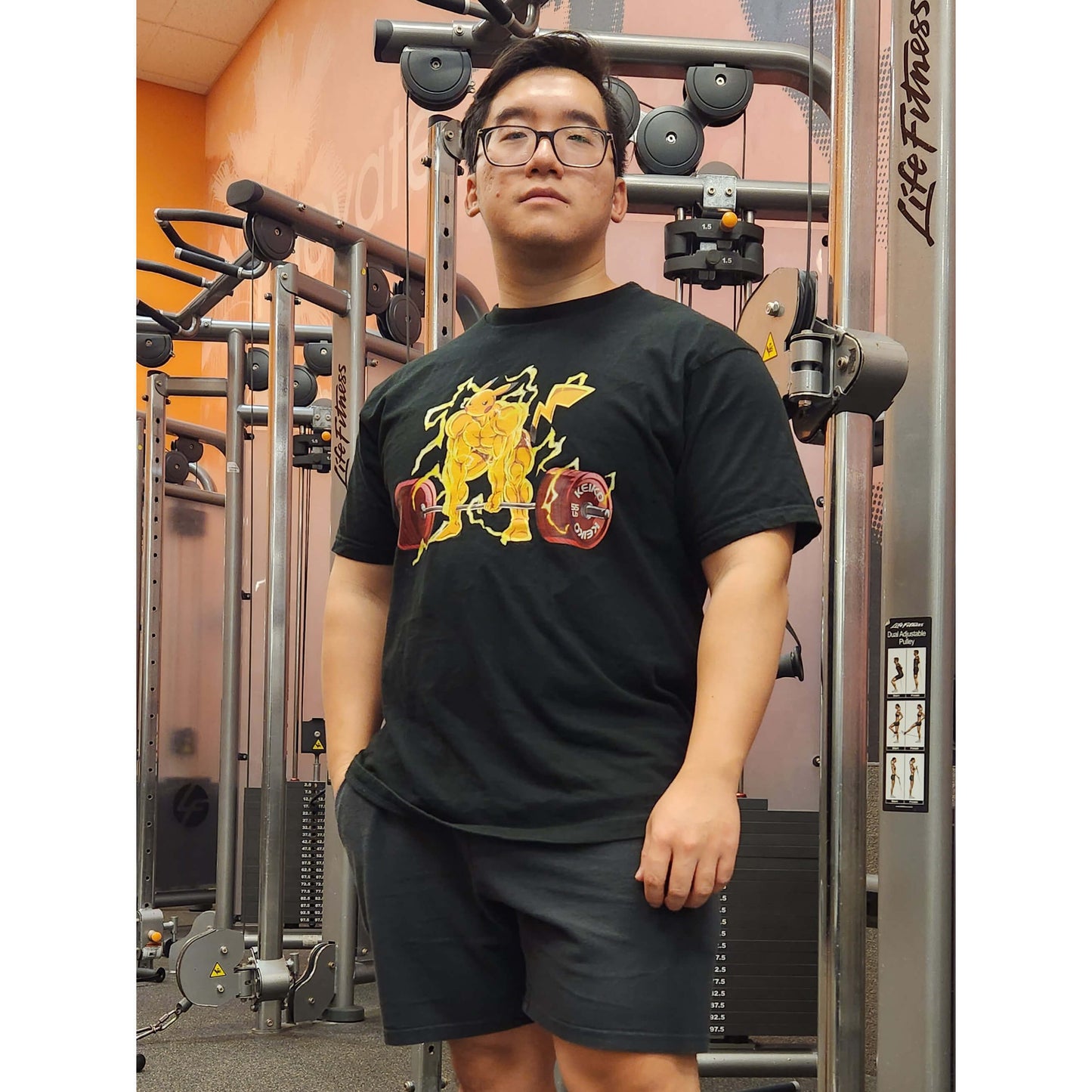 Peakachu - Swole Pokemon Gym Shirt